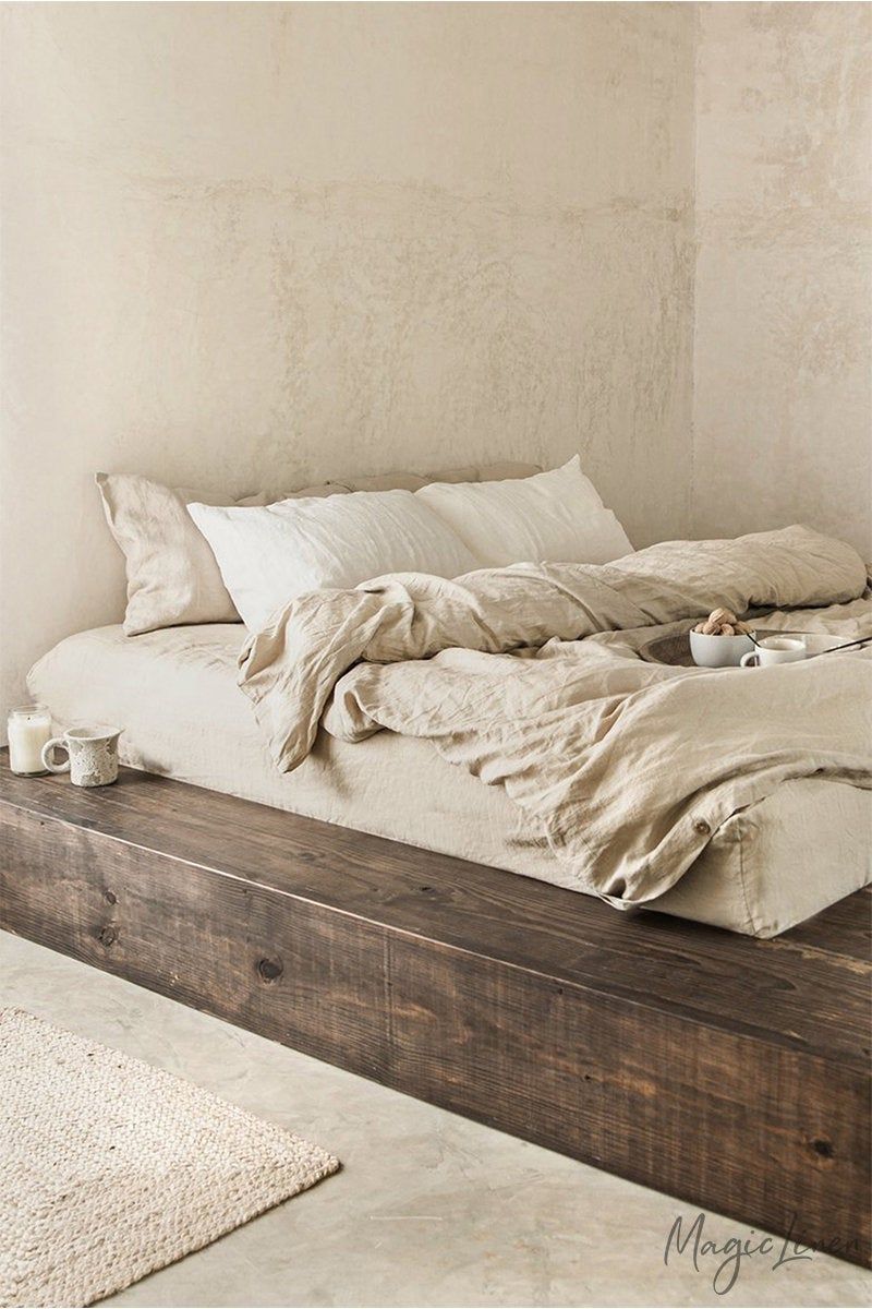 "Linen fitted sheet in natural linen (oatmeal / beige gray / ecru) color. Fitted with an elastic hem, this linen sheet is made from high quality European linen that is soft and durable. Bed sheets made from linen are also moisture-wicking and thermoregulating. Pre-washed for maximum softness and durability. Please note that due to the many variations in monitors and browsers, actual colors may vary. Details * Includes one fitted sheet * Continuous elastic hem * Mattress depth options: 25 cm / 10 Washed Linen Duvet Cover, Bed Linen Sets, Linen Sheets, Linen Duvet Covers, Linen Pillow Cases, King Duvet Cover, Duvet Sets, Duvet Cover Sets, Beige Bed Linen