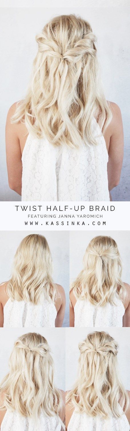 Einführung in Hair-Tutorials für kürzeres Haar! Böhmische Zöpfe und Wendungen haben inf #hairstyleideas