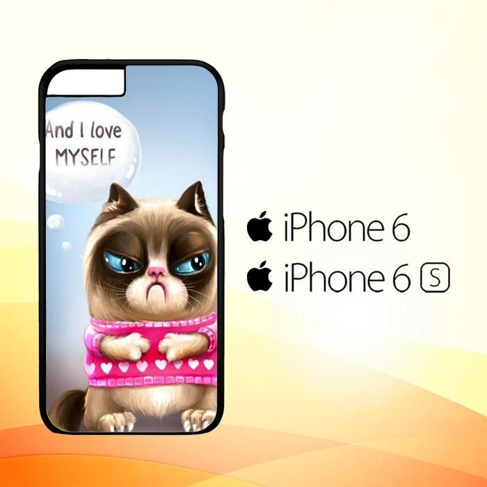 Grumpy Cat Wallpaper Y1768 Iphone 6 6s Case Products Pinterest