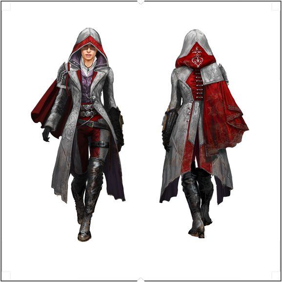 Evie Frye Outfit V4 02 Png 578 578 Assassins Creed Female Assassins Creed Cosplay Assassins Creed Costume