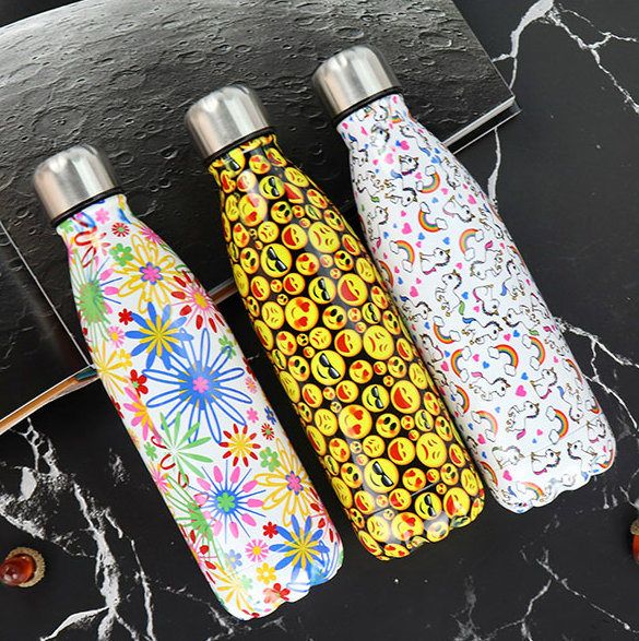 Stainless Steel Heat Water Bottle Keep Warm and Cold Coffee Shape : Big Belly Cup. Material : Stainless Steel. Cup Mouth Diameter : Fine Mouth. Color : Customized. Style : Cartoon. Certification : LFGB, FDA. Feature : Eco-Friendly. Technics : Screen Printing. Item : Swell Bottle. Swell Bottle, Water Bottle, Cold Coffee, Big Belly, Vacuum Flask, Fda, Keep Warm, Thermos, Screen Printing