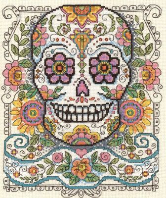 sugar skull cross stitch pattern cross stitch skull graph paper for designing a room