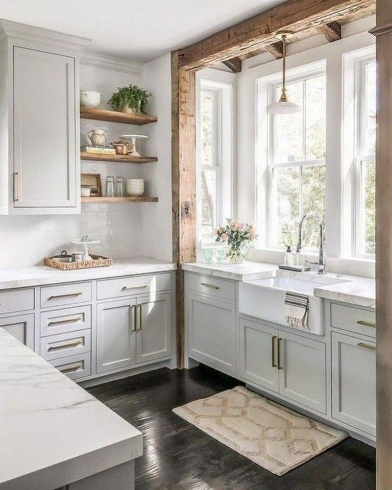 51 Lovely Kitchen Designs With A Touch Of Wood Small Modern