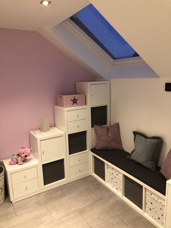 Die ultimative Kinderzimmer Eck-Kombination aus Ikea Kallax Regalen