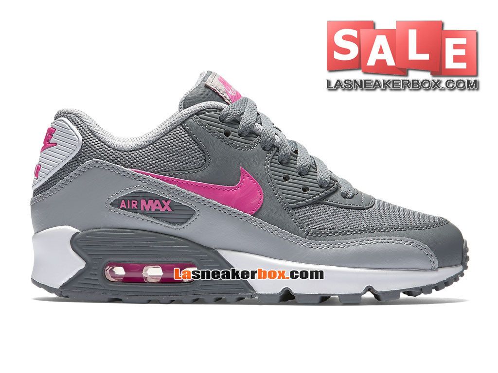 Nike Air Max 90 Mesh GS Schuhe white red grey Pin auf Nike Air Max 90