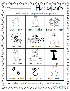 Homonyms Worksheets Year 1 Peterson S Pad Search Results For Homophones Teaching Homophones Homophones Word Work