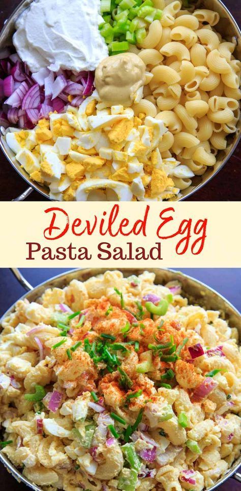 Deviled Egg Pasta Salad