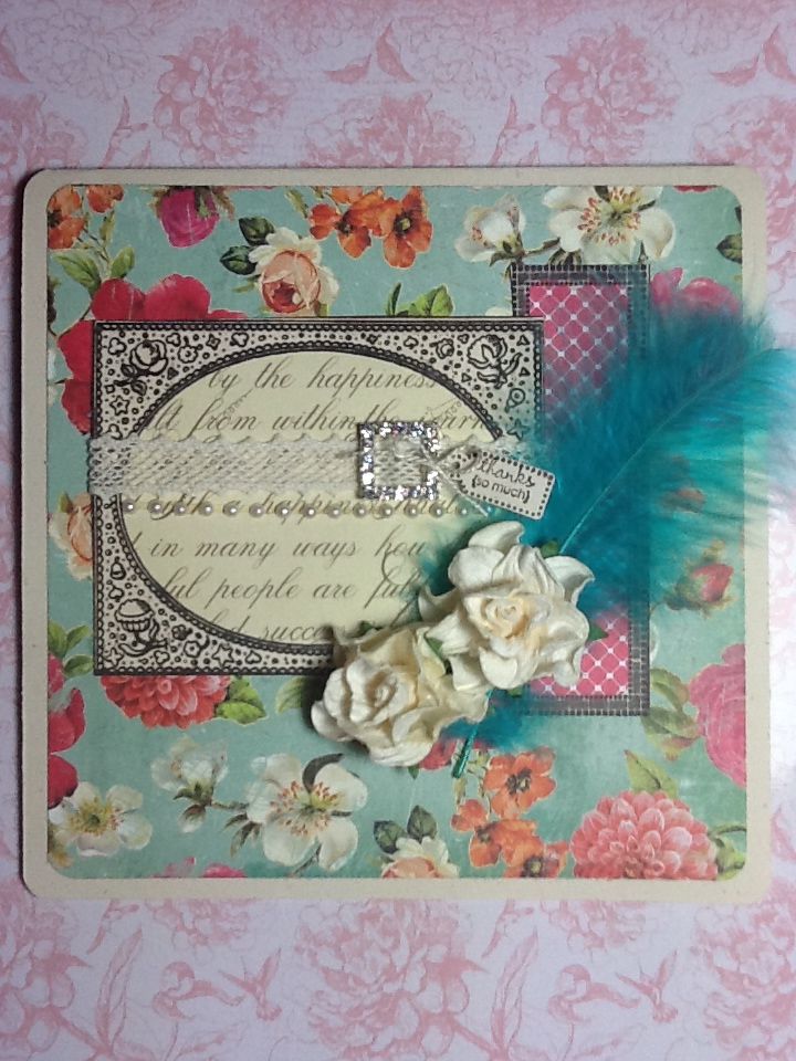 hand made thank you card decorative boxes thank you