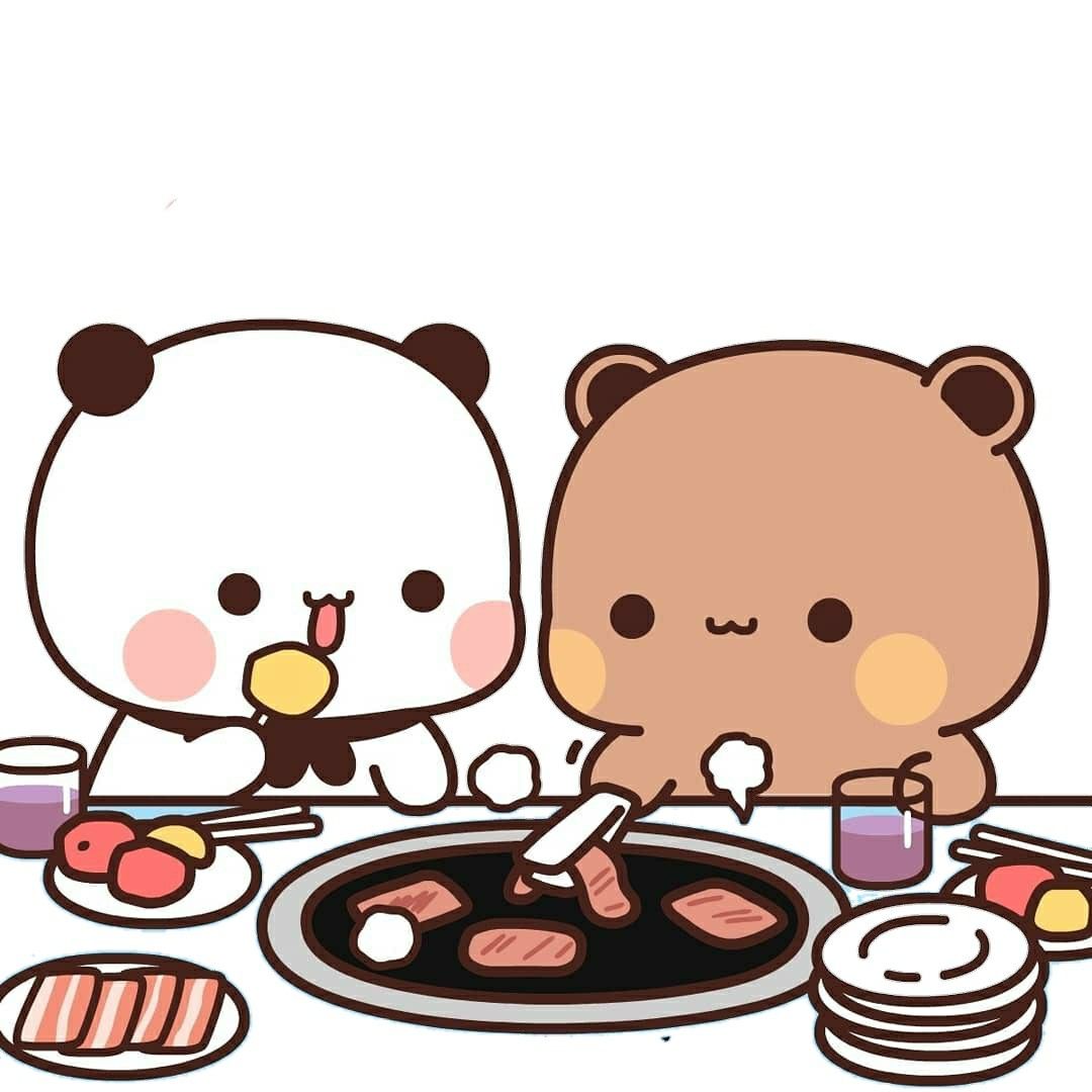 Pin By Jessica T Santamaria On Panda 1 2 Cute Doodles Cute Bunny Cartoon Cute Panda Wallpaper