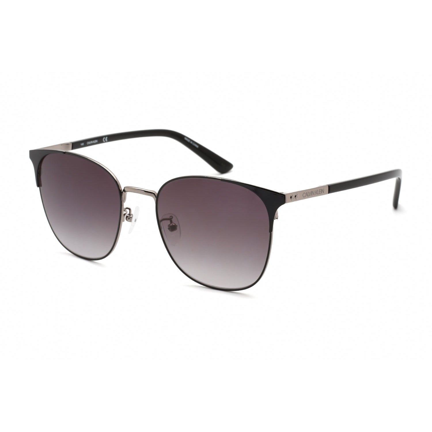 Calvin Klein CK19322SK Sunglasses Black / Grey Gradient-AmbrogioShoes Accessories Case, Cleaning Cloth, Black And Grey, Calvin Klein, Square Sunglass, Purchase, Sunglasses, Material, Shoes