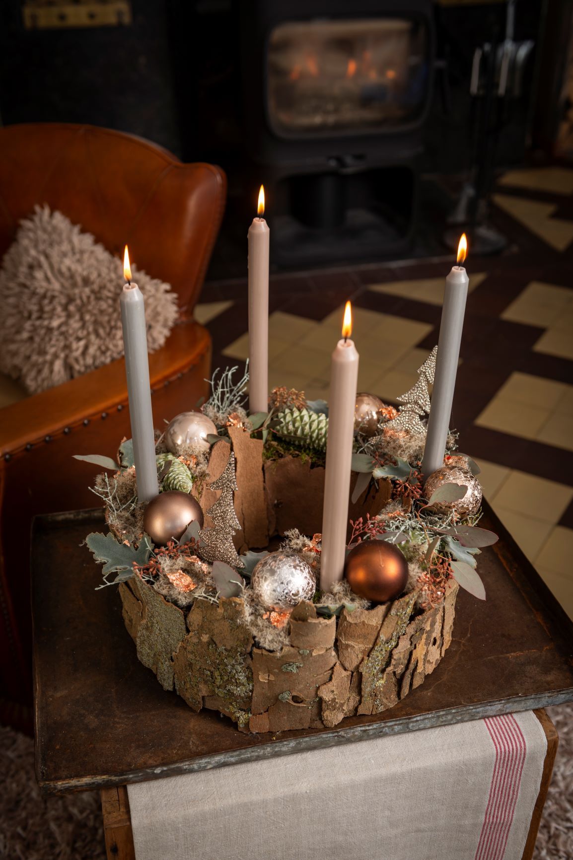 Außergewöhnliche Adventskränze #adventskranzskandinavisch