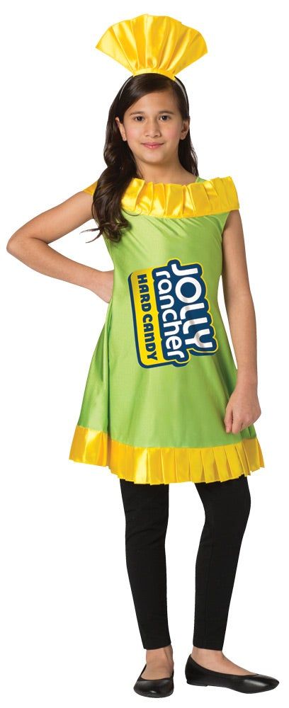 Jolly Rancher Dress Apple Costumes For Teens, Group Halloween Costumes, Halloween Girl, Cool Costumes, Costume Ideas, Halloween Ideas, Halloween Outfits, Female Costumes, Candy Costumes