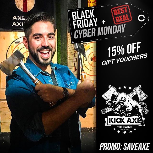 GIVE THE GIFT OF KICKAXE! 15 Off Gift Vouchers when you use PROMO GIVE THE GIFT OF KICKAXE! 15 Off Gift Vouchers when you use PROMO