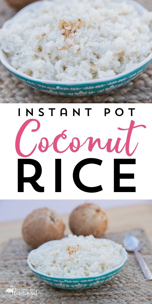 Savory Coconut Rice (Instant Pot) #ricecookermeals