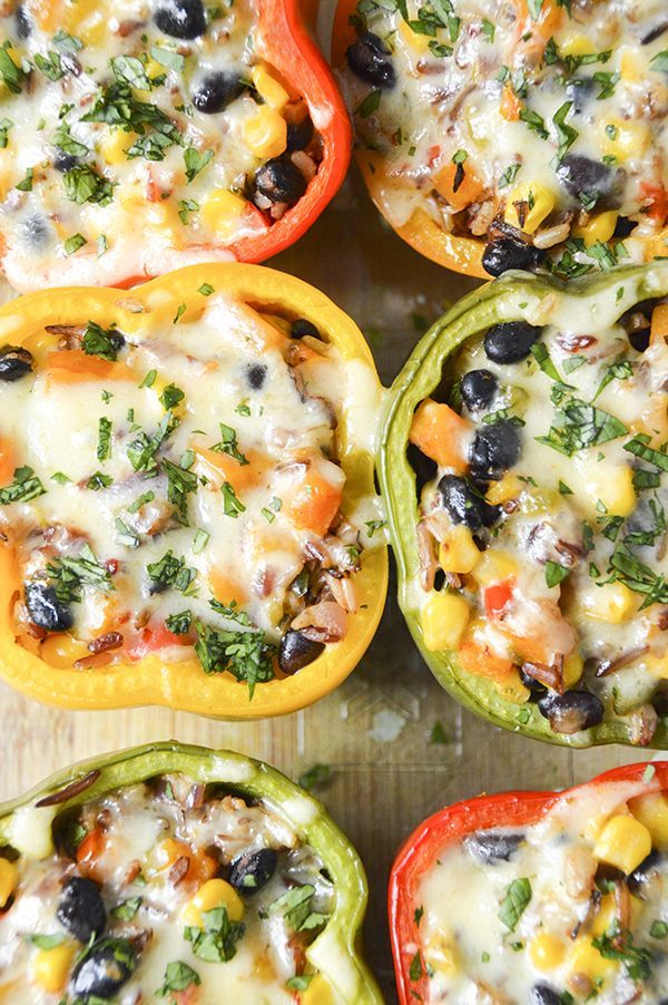 Southwestern Stuffed Bell Peppers | Pumps & Iron