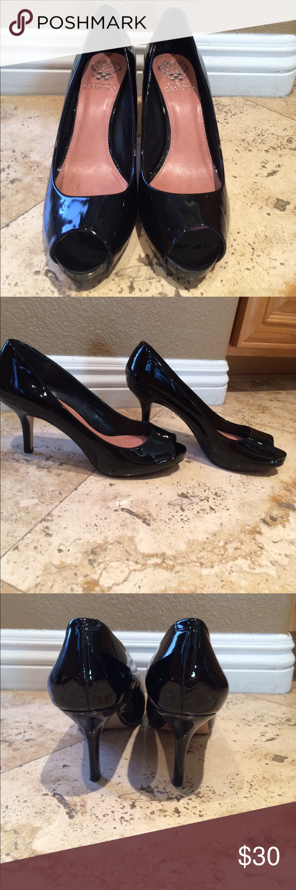 vince camuto patent heels
