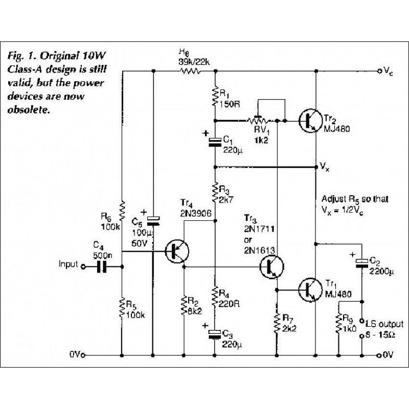 Jlh 1969 Class A Amplifier Schematic