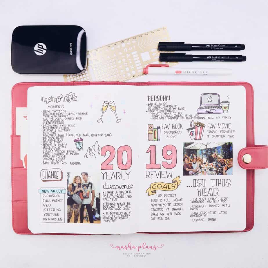 Struggling to figure out how to fill our your Bullet Journal? Check these 11 Bullet Journal pages you definitely should include in your journal. Plus learn how you can fill out each and every page and what benefits it has from you. Start your brand new Bullet Journal today! #mashaplans #bulletjournal #howtobulletjournal #bujoideas #bulletjournalideas Bullet Journal Mental Health, Bullet Journal For Beginners, Bullet Journal How To Start A, Bullet Journal Ideas Pages, Bullet Journal Inspiration, Journal Pages, Bullet Journal Year In Review, Memory Journal, Daily Journal