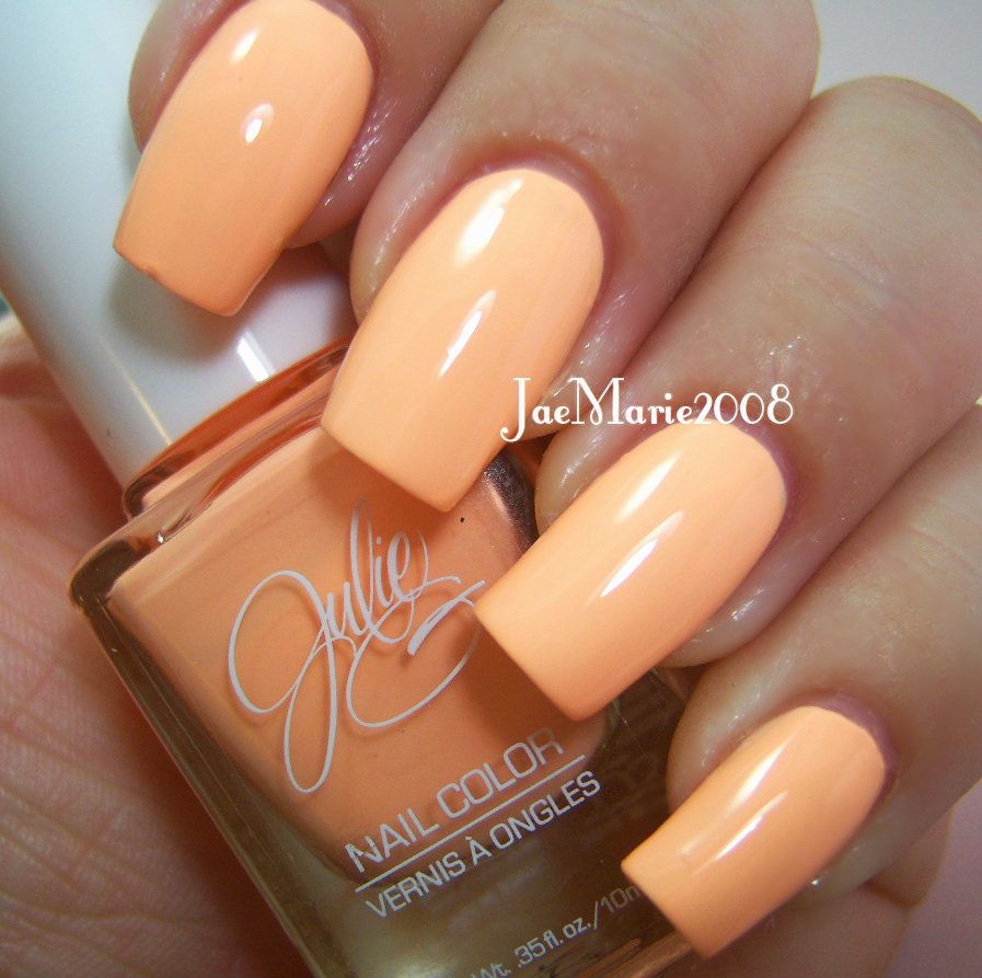 9 To 5 By Julieg Creme Pastel Orange With Images Nail Polish