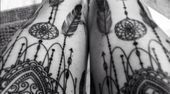 lace tattoos designs by French Artist Dodie Inspiration Luv #dreadsandtattoos l...