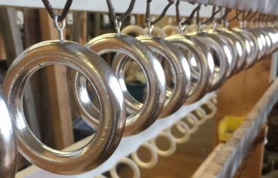Pinch Pleat Curtain Hooks Use With Bamboo Rod Rings Curtains