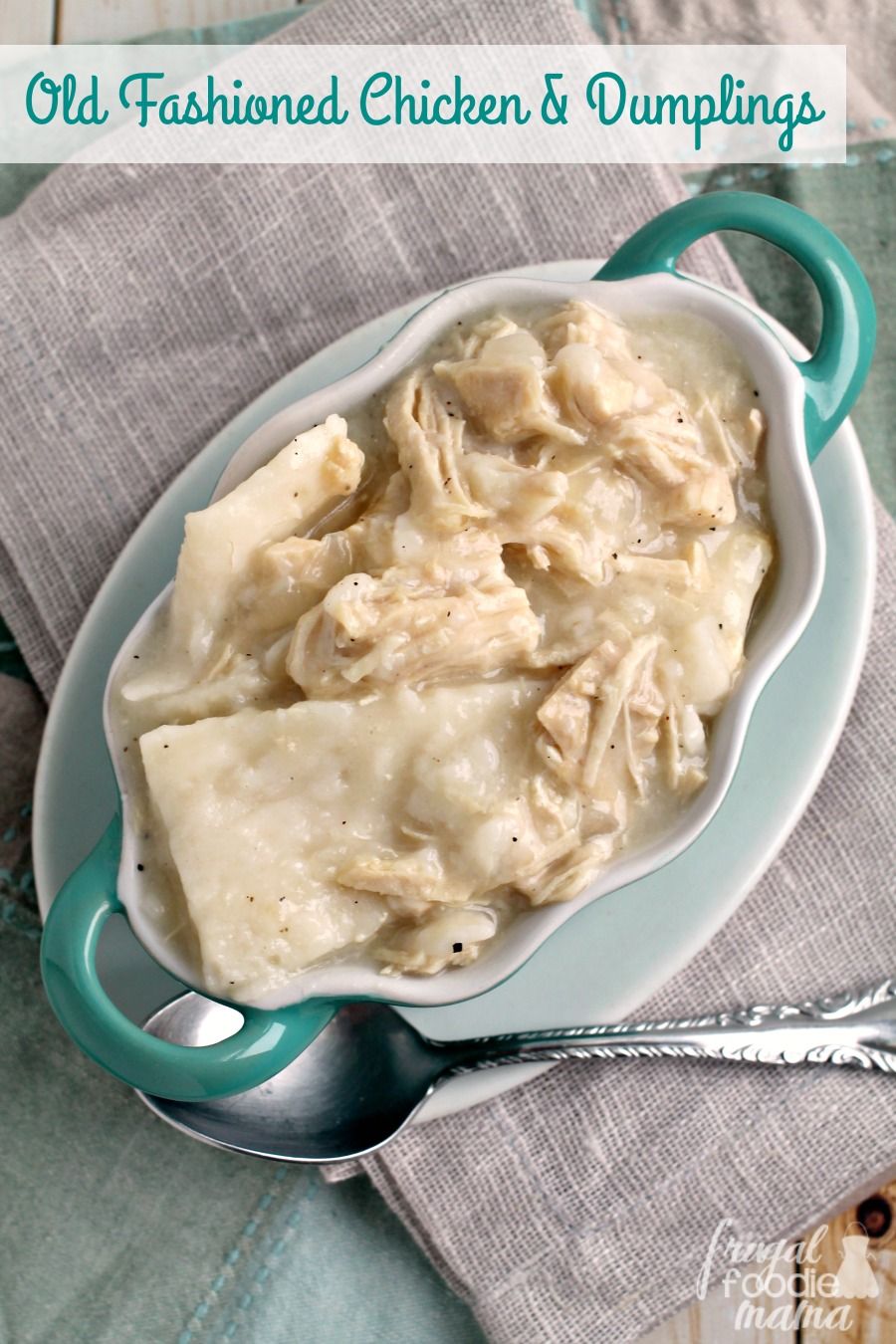 This Old Fashioned Chicken & Dumplings recipe is just like the classic comfort food you grew up with, but it is even more flavorful than you remember thanks to the addition of a few extra ingredients. Old Fashioned Chicken And Dumplings Recipe, Chicken Dumplings Recipe, Dumpling Recipe, Chicken Recipes, Poultry Recipes, Chicken Entrees, Good Food, Yummy Food, Delicious Recipes