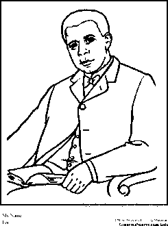 Booker T Washington Coloring Pages Black History Month Booker T Washington Coloring Pages Black History Month