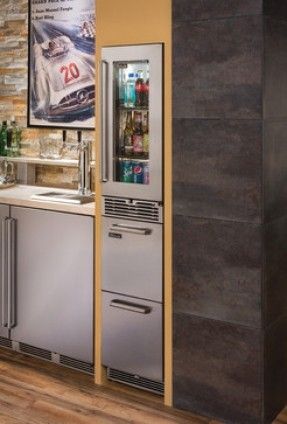 Bar Cabinet With Wine Refrigerator Ideas On Foter Glass Door Refrigerator Refrigerator Refrigerator Drawers