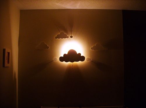 Brico Idea!Una lámpara de madera en forma de nube! | Lámpara Ideas para crear lámparas recicladas muy originalesLuz y Brico
