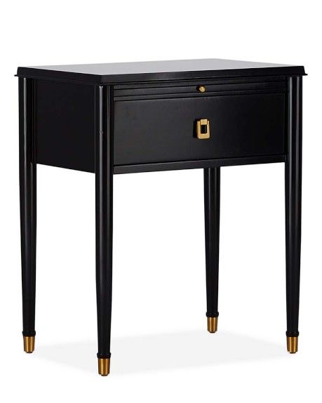 Lacourte 1 Drawer Nightstand Ebony In 2019 Master Bedroom