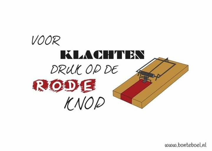 Voor Klachten Druk Op De Rode Knop Foutje Pinterest