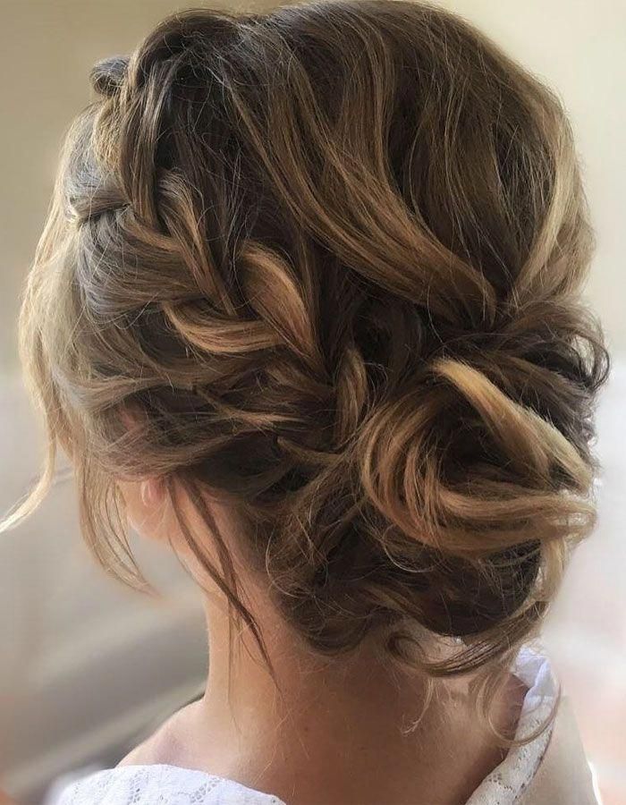 This crown braid with updo wedding hairstyle perfe This crown braid with updo wedding hairstyle perfe