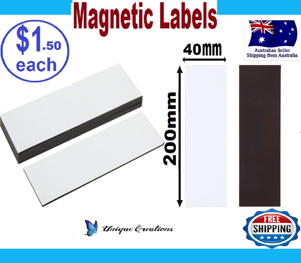 CLine 1 1/2" x 6" Shelf/Bin Label 10/BX