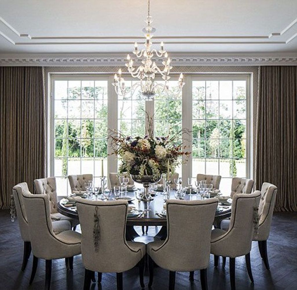 Pin By Sophia Martinez On Renovating Ideas Round Dining Room Table Elegant Dining Room Round Dining Room