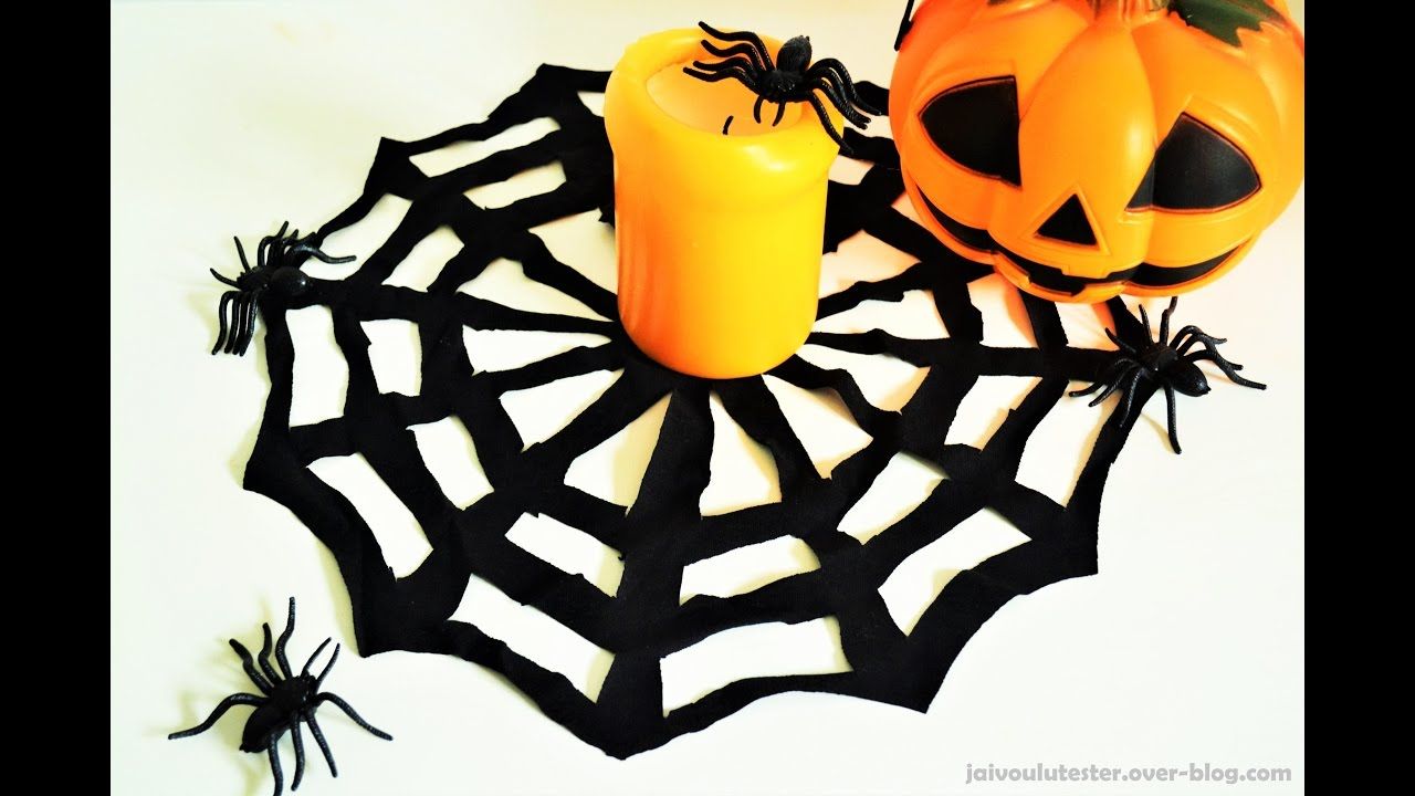 Toile d'araignée déco Halloween | Diy deco halloween, Déco halloween