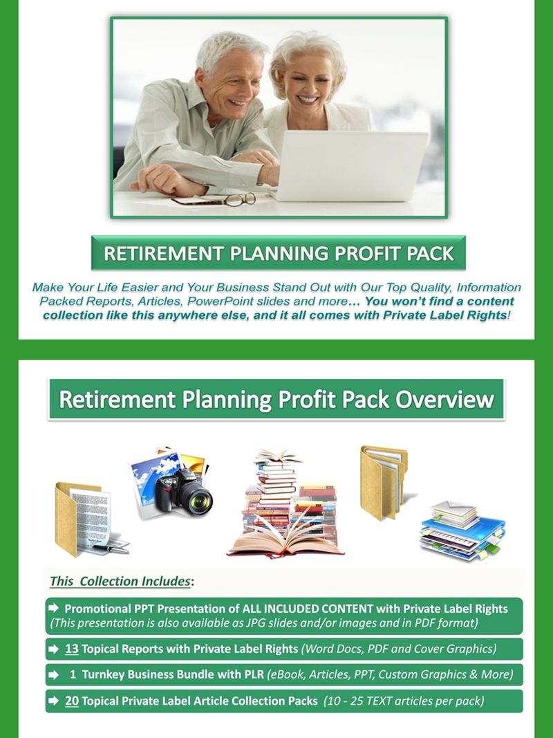 retirement planning plr profit