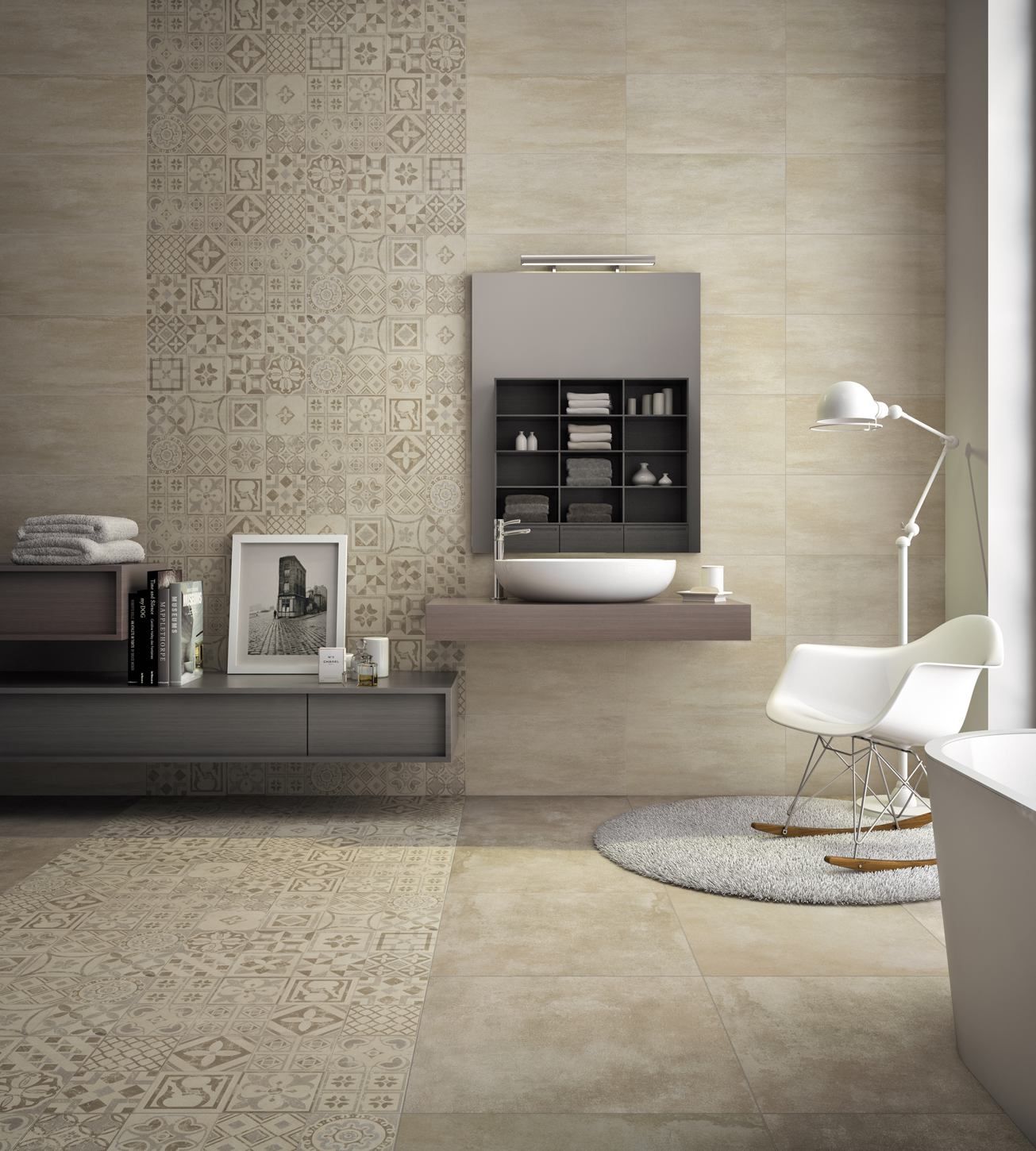 Serie New Concrete Pavimento E Rivestimento Armonie