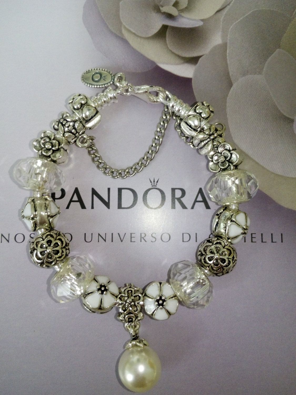 bracciale pandora completo di charms bracciale pandora completo di charms