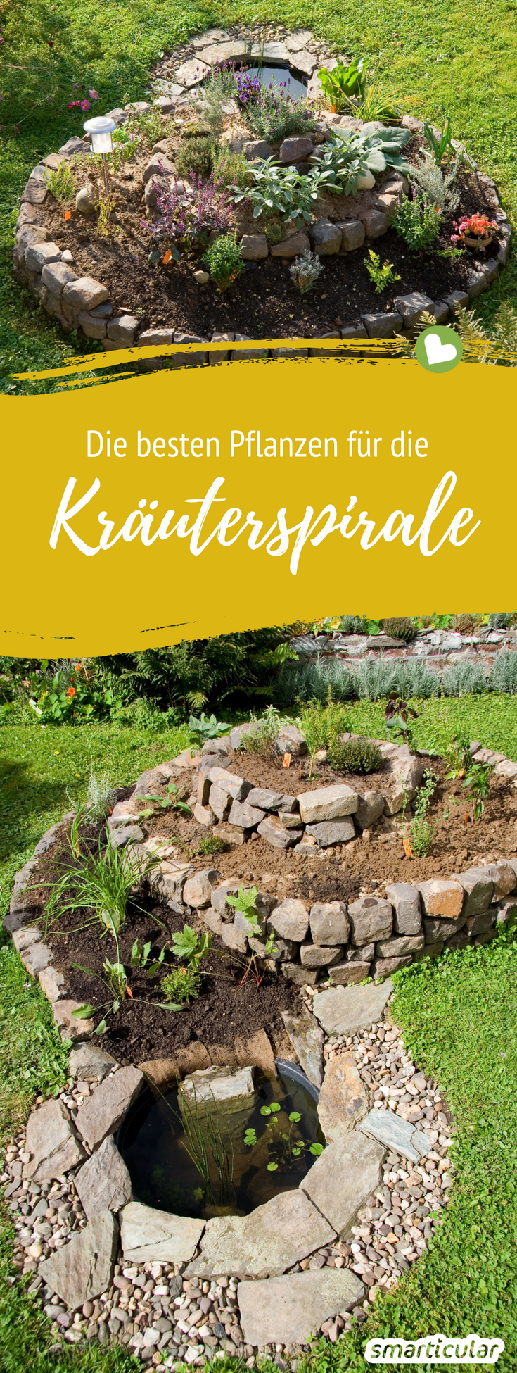 Immer frische Kräuter: Kräuterspirale richtig anlegen und bepflanzen