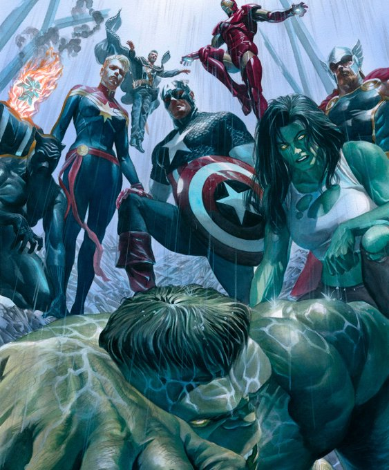 MARVEL COMICS #1000 Alex Ross variant X-MEN HULK AVENGERS SPIDER-MAN