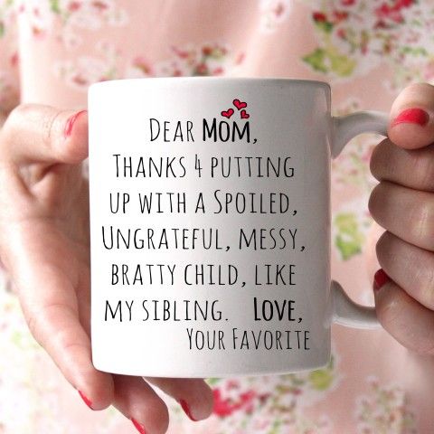 Dear Mom Coffee Mug Mother S Day Gift Keep Mama Hy Dear Mom Coffee Mug Mother S Day Gift Christmas Present Ideas For