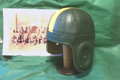 1940 Wisconsin Badger Leather Football Helmet Lg adult