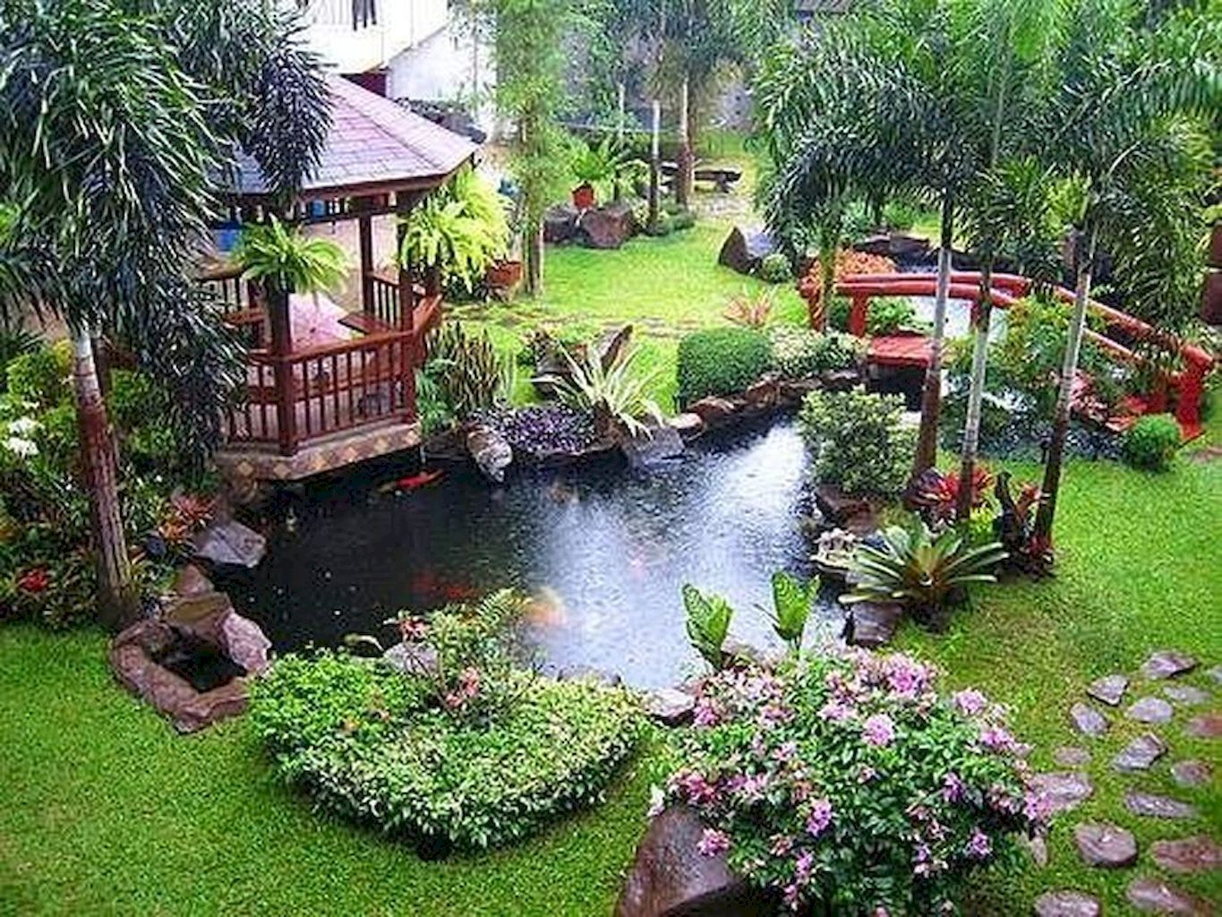 Nice 80 Beautiful Backyard Ponds And Waterfalls Garden Ideas Https Nice 80 Beautiful Backyard Ponds and Waterfalls Garden Ideas https://crowdecor.com - Nice 80 Beautiful Backyard Ponds And Waterfalls Garden Ideas Https
