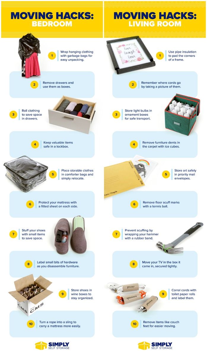 Moving hacks | Moving Tips | Packing Tips | Packing Hacks | Moving Life Hacks | Gifs | Bedroom | Bathroom | #moving #movingtips #movinghacks #lifehacks Moving House Tips, Moving On In Life, Moving Day, Moving Tips, Moving House Packing, Moving Hacks Packing, Moving Checklist, Packing To Move, Moving In With Your Boyfriend Checklist