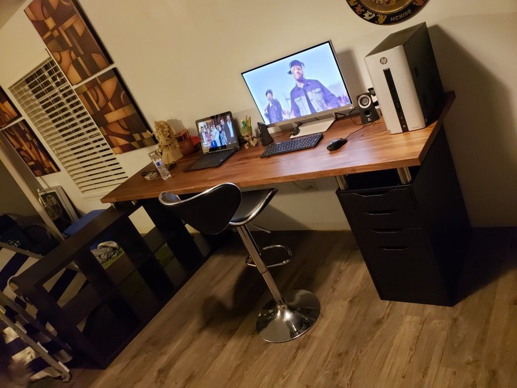 Oak karlby desk deals