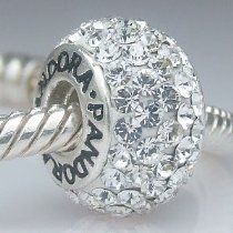 Sterling Silver Pandora Style & Inspired Swarovski Crystal Charm ... Sterling Silver Pandora Style & Inspired Swarovski Crystal Charm ...