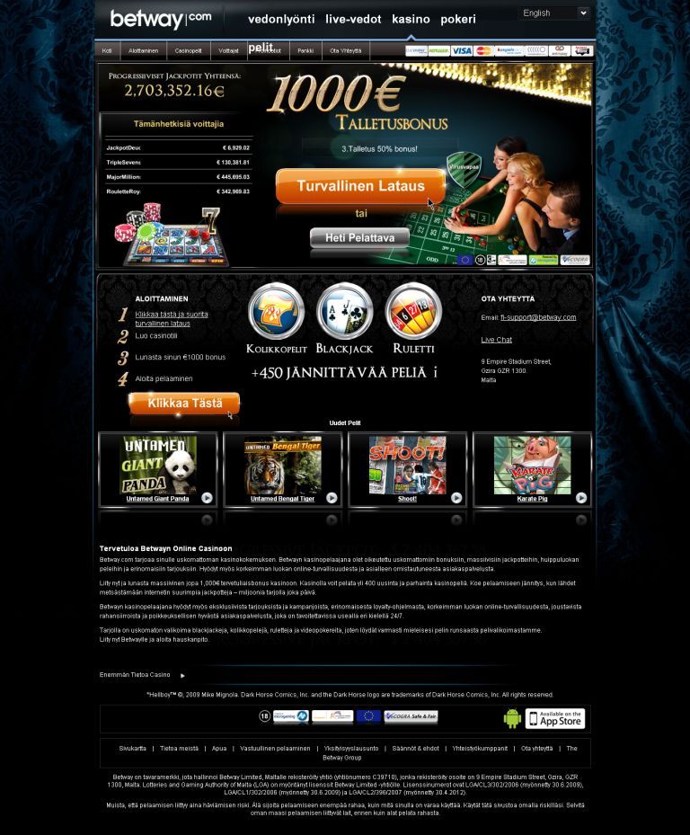 Betway Casino Arvostelu Betway Casino Arvostelu