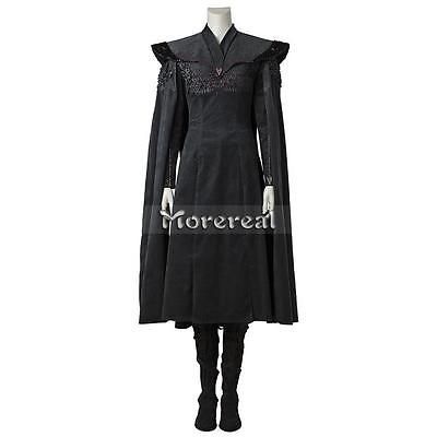 Game of Thrones Season 7 Cosplay Daenerys Targaryen Mother of Dragons Costume