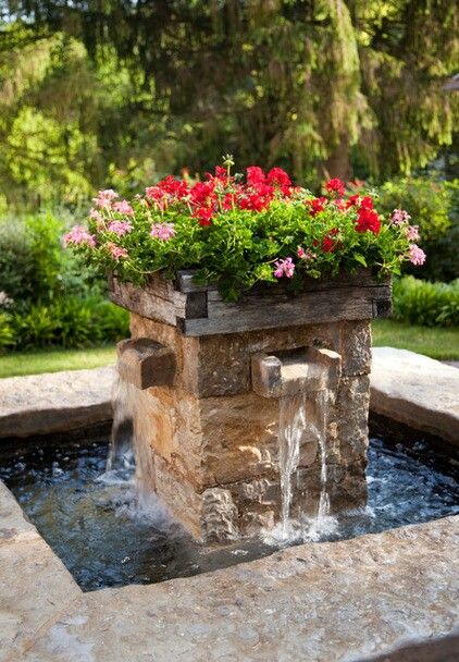 Pretty Water Feature Gardening Pinterest Garden Fountains Pretty Water Feature
