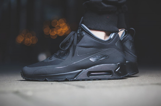 Nike Air Max 90 Mid Sneaker Boot NS White Black